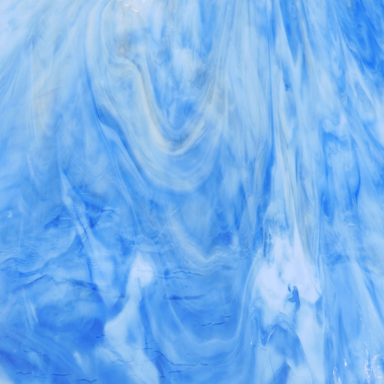 Wissmach - Colorescentglas - Hellblau Amber Weiß