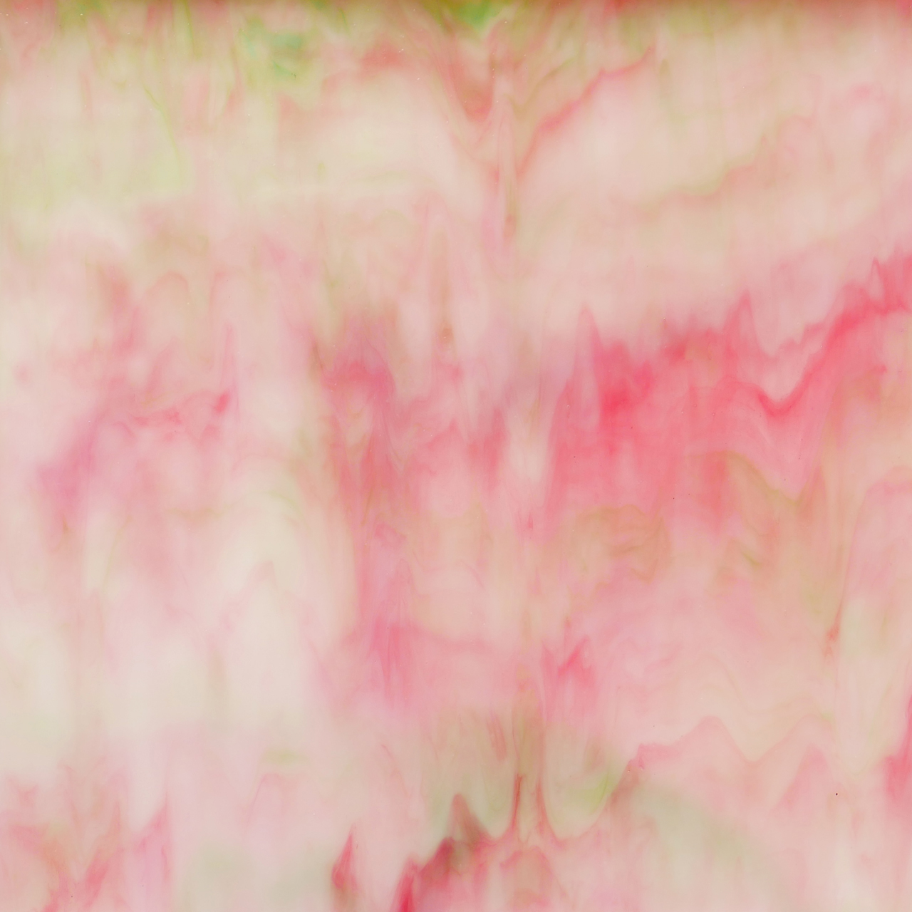 Yang - Opalescentglas - Perlmutt Klar Olivengrün Rosa