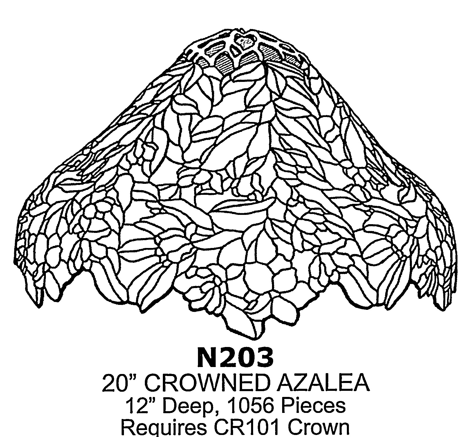 20" Crowned Azalea