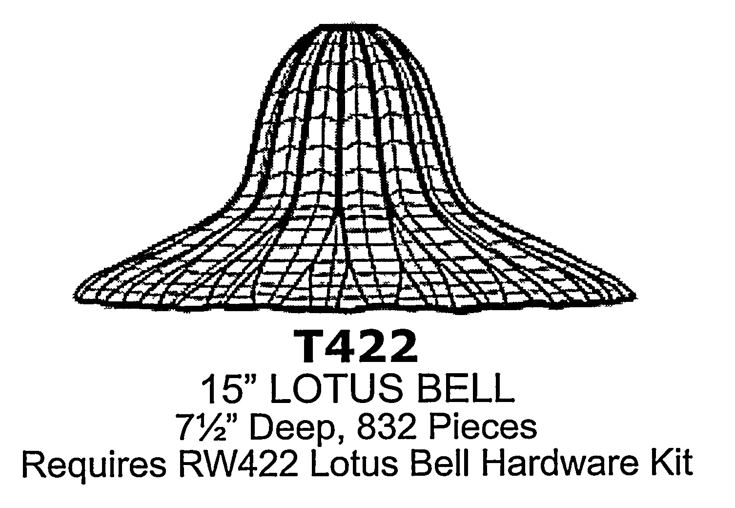 15" Lotus Bell