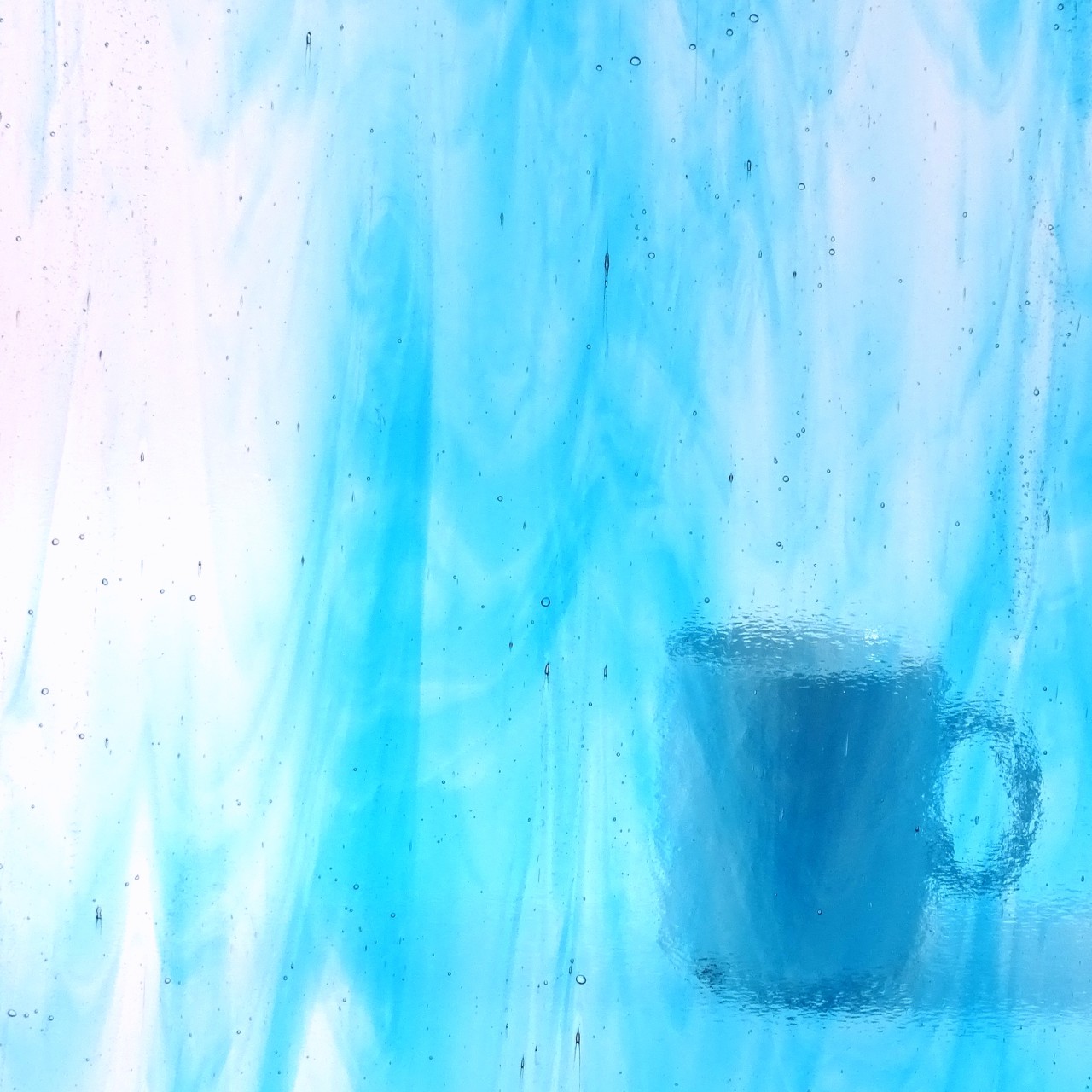 Wissmach - Colorescentglas - Himmelblau Klar