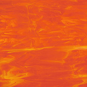 Yang - Opalescentglas - Orange