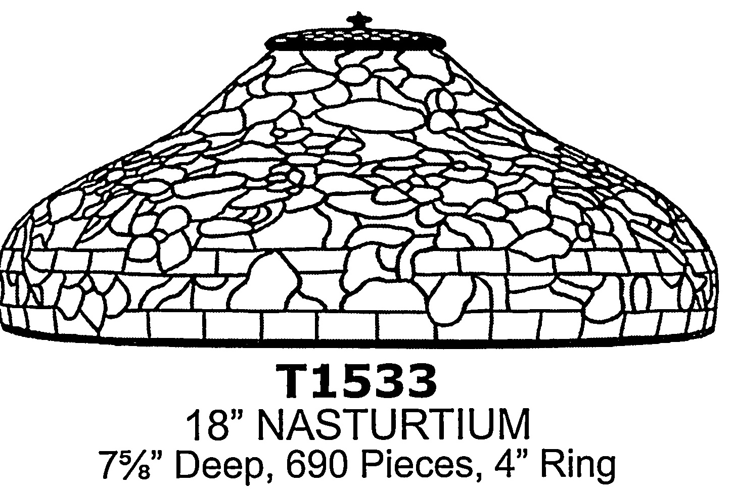 18" Nasturtium